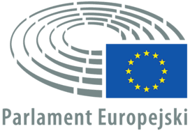 grafika komputerowa przedstawiająca logo parlamentu europejskiego